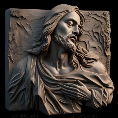 3D model st jesus (STL)